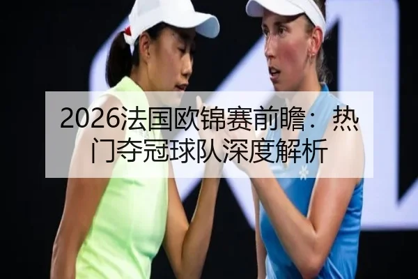 2026法国欧锦赛前瞻：热门夺冠球队深度解析